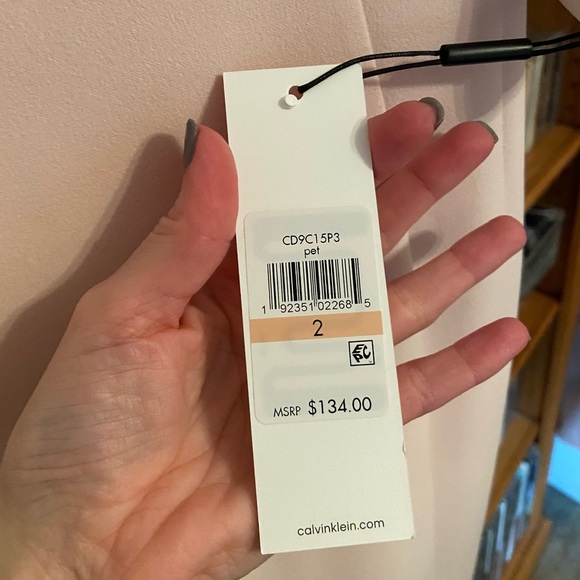 NWT Light Pink Calvin Klein Dress - Picture 4 of 6